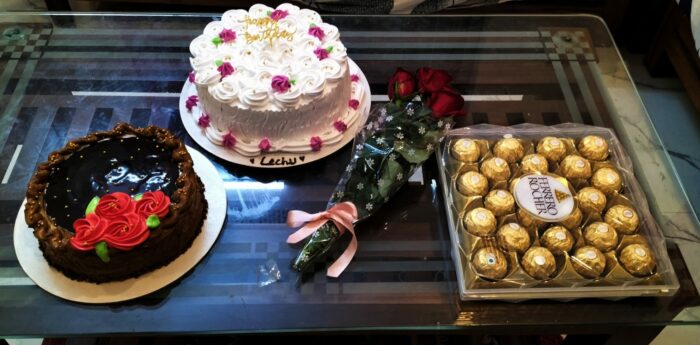 Cakes and other food products