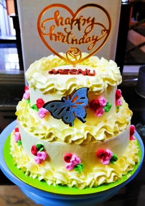Cakes and other food products